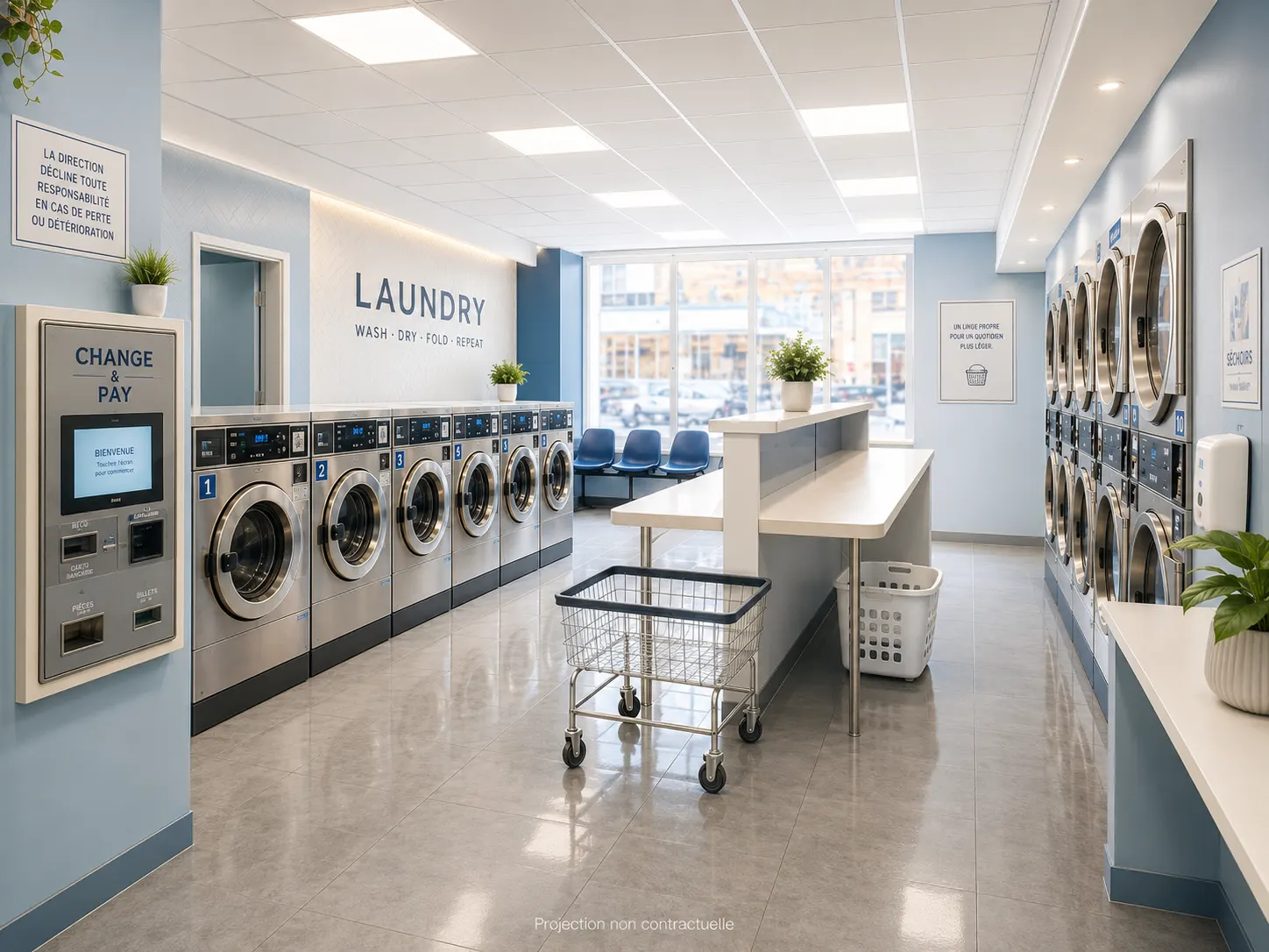 SECTEUR NARBONNE LOCAL POUR CREATION DE LAVERIE AUTOMATIQUE